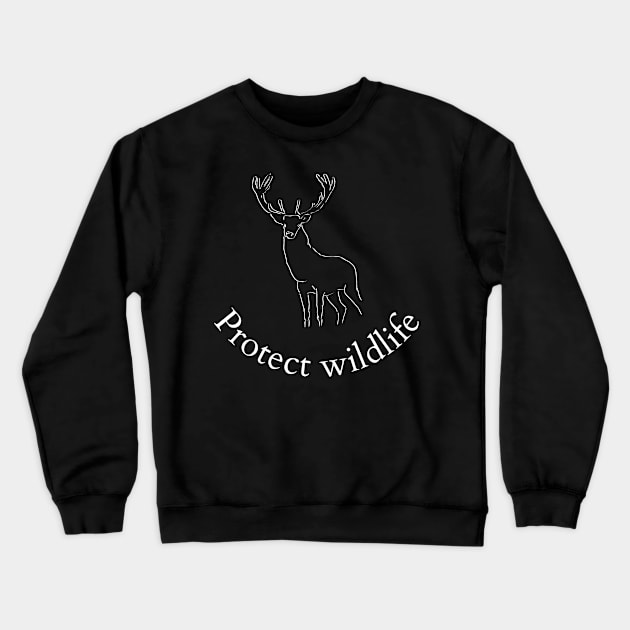 Protect wildlife Crewneck Sweatshirt by jachu23_pl